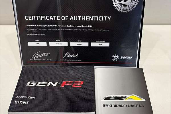 2016 Holden GTS GEN-F2