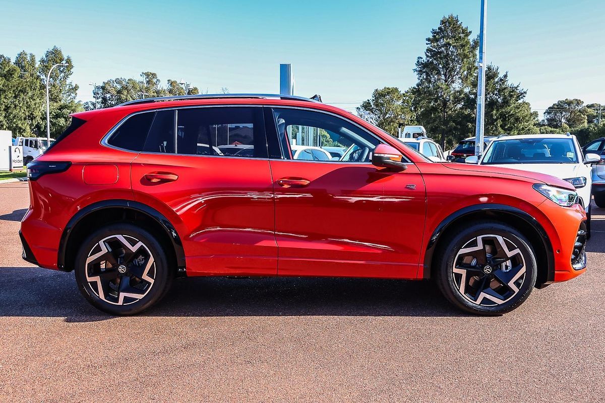 Red R Line With R 32 Rims 2025 Volkswagen Tiguan 150TSI R-Line in Persimmon Red | New SUV | Stock ...