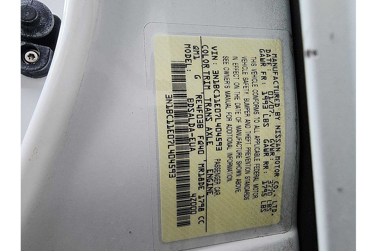 2007 Nissan Versa 1.8 S