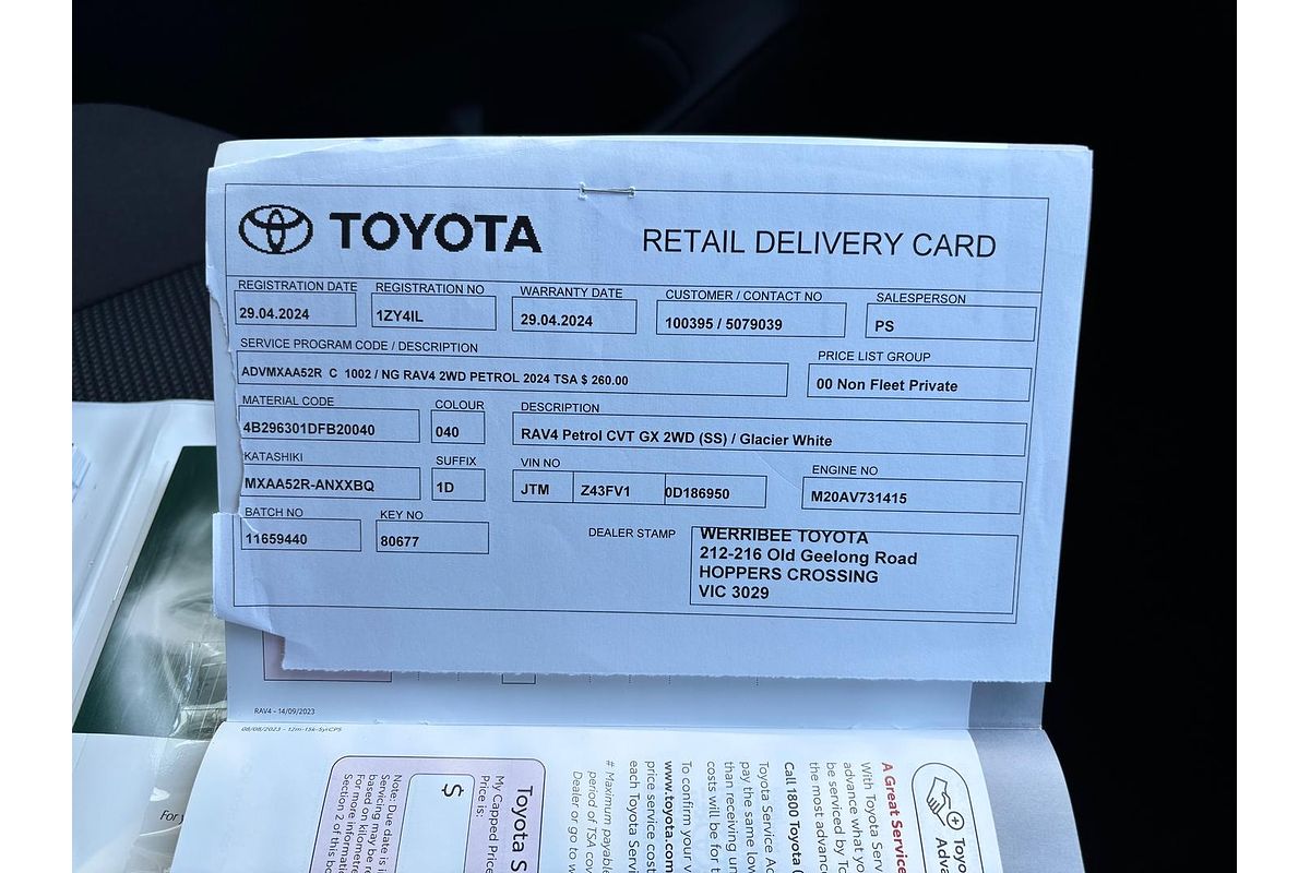 2024 Toyota RAV4 GX MXAA52R