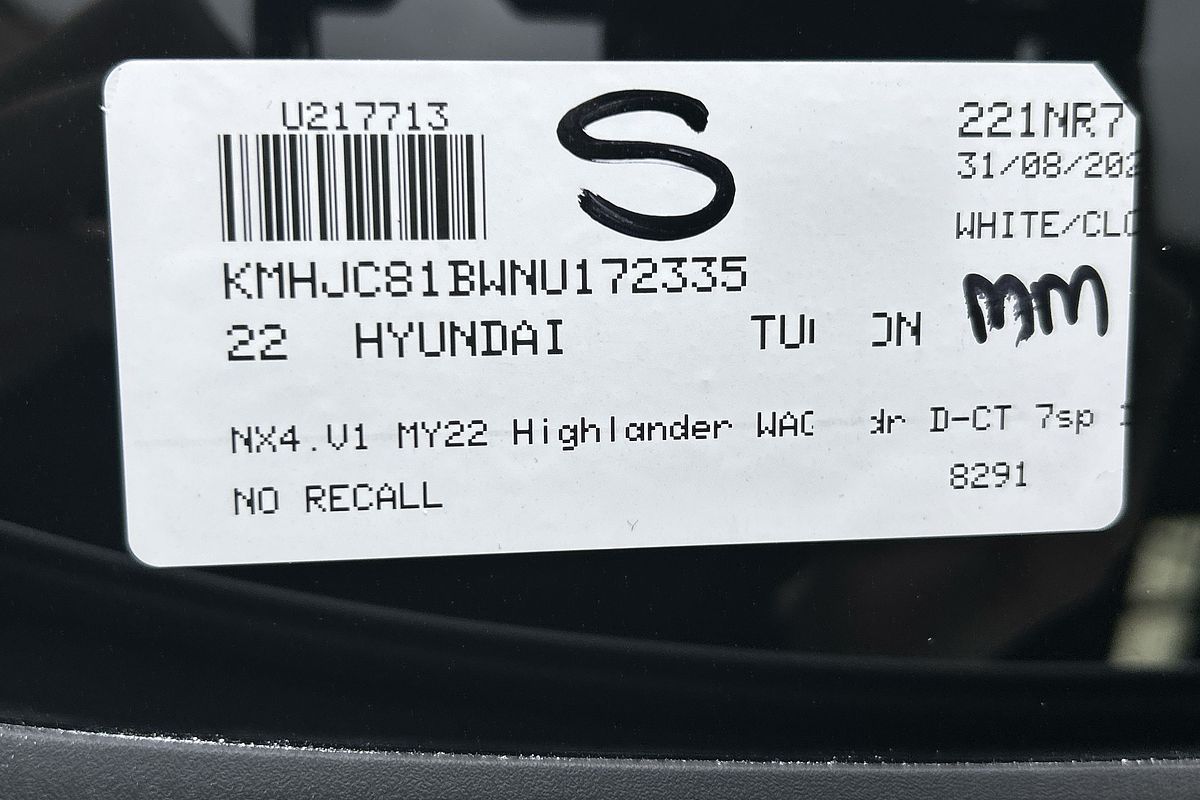 2022 Hyundai Tucson Highlander NX4.V1