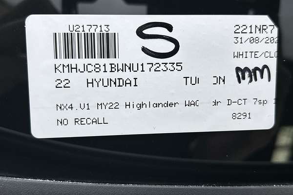 2022 Hyundai Tucson Highlander NX4.V1