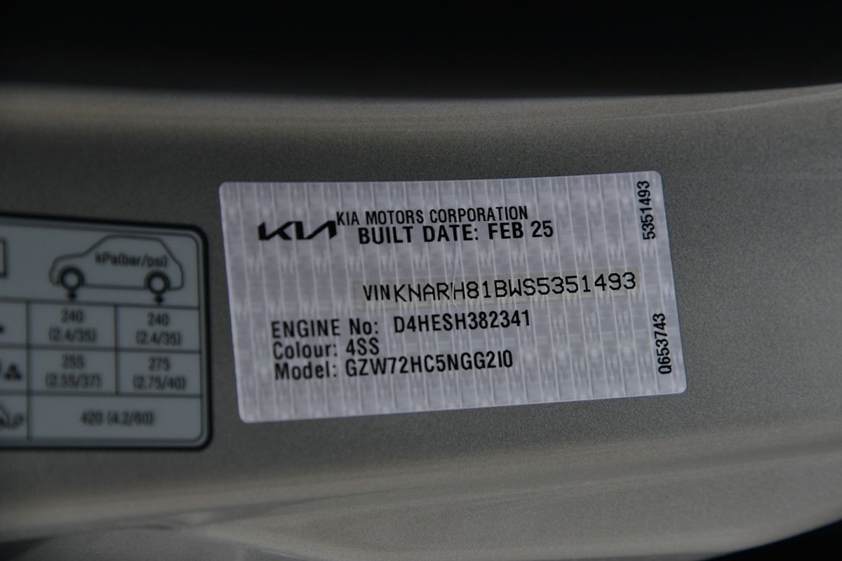 2025 Kia Sorento Sport+ MQ4 PE