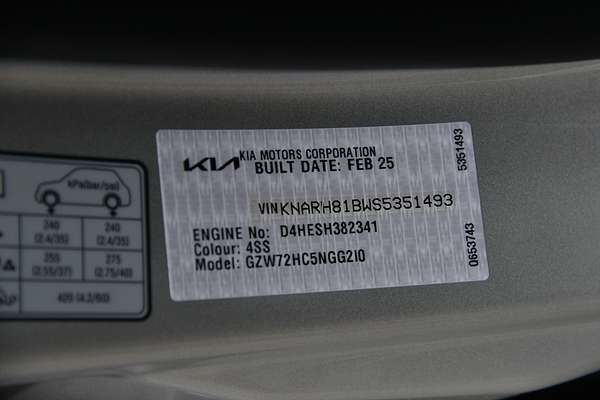 2025 Kia Sorento Sport+ MQ4 PE