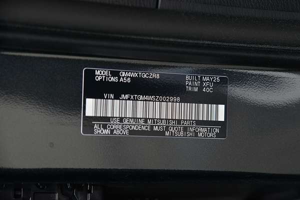 2025 Mitsubishi Outlander Exceed Tourer ZM