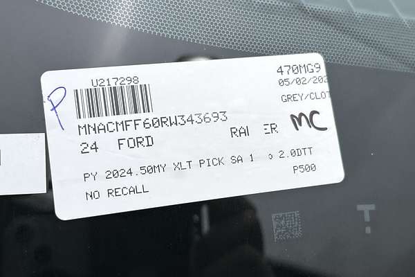 2024 Ford Ranger XLT 4X4 2.0L