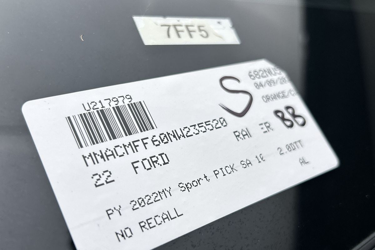 2022 Ford Ranger Sport 4X4 2.0L
