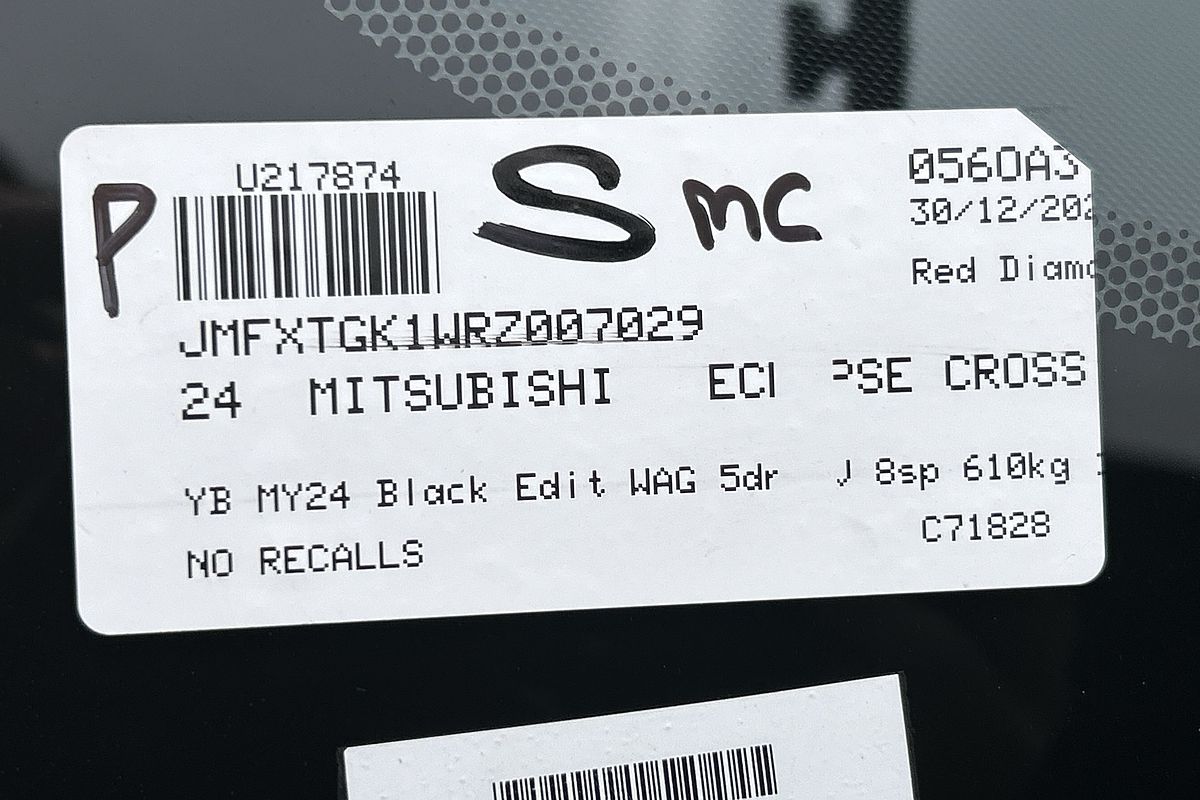 2024 Mitsubishi Eclipse Cross Black Edition YB