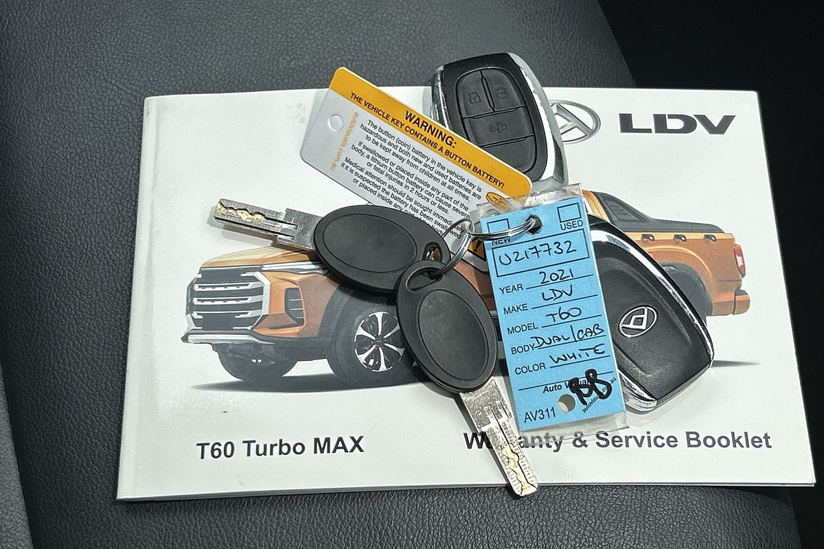 2021 LDV T60 LUXE SK8C 4X4