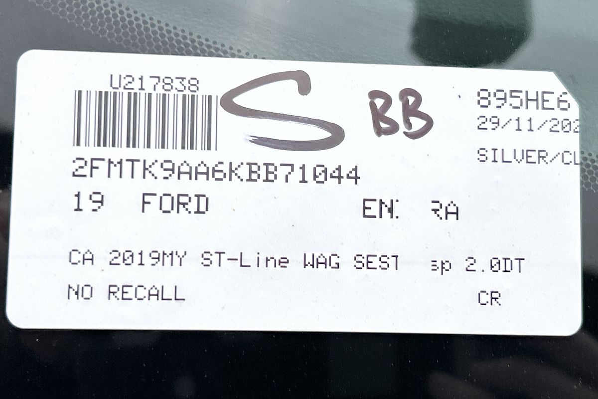 2019 Ford Endura ST-Line CA