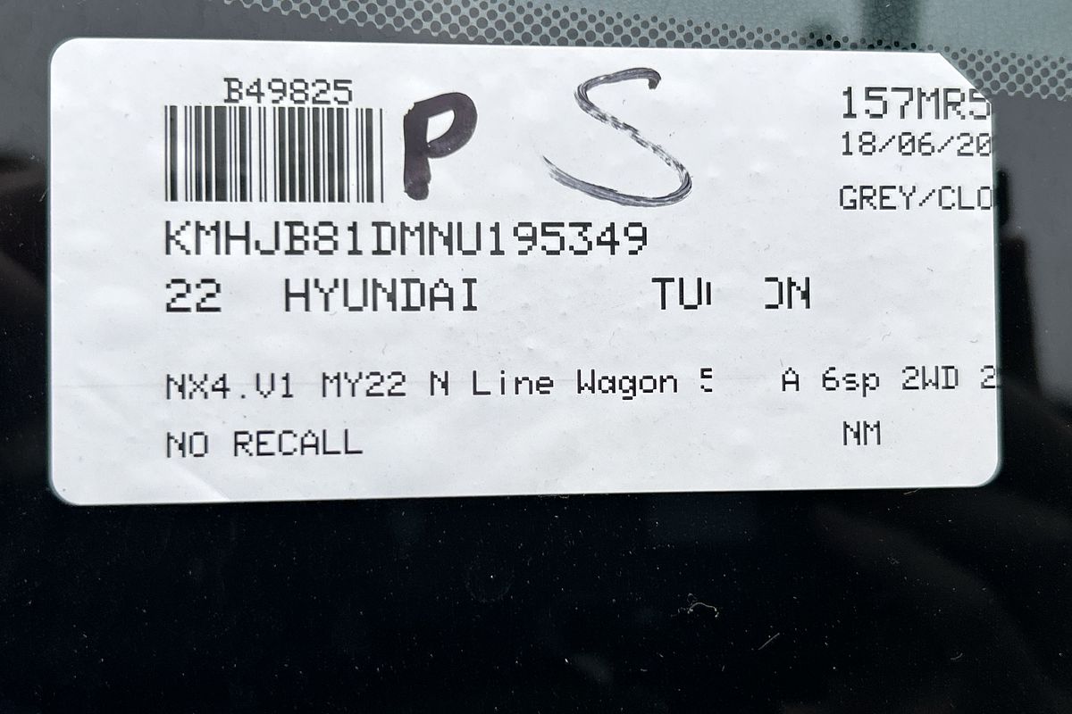 2022 Hyundai Tucson N Line NX4.V1