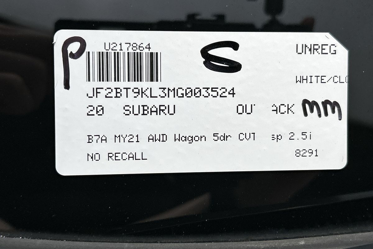 2020 Subaru Outback AWD 6GEN