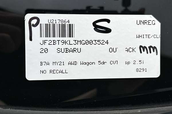 2020 Subaru Outback AWD 6GEN