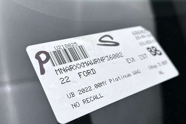 2022 Ford Everest Platinum 3.0L