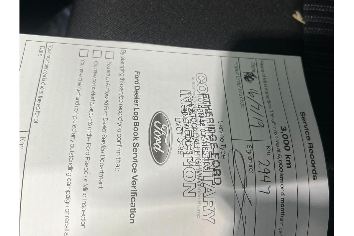2019 Ford Ranger XLT PX MkIII 4X4 2.0L