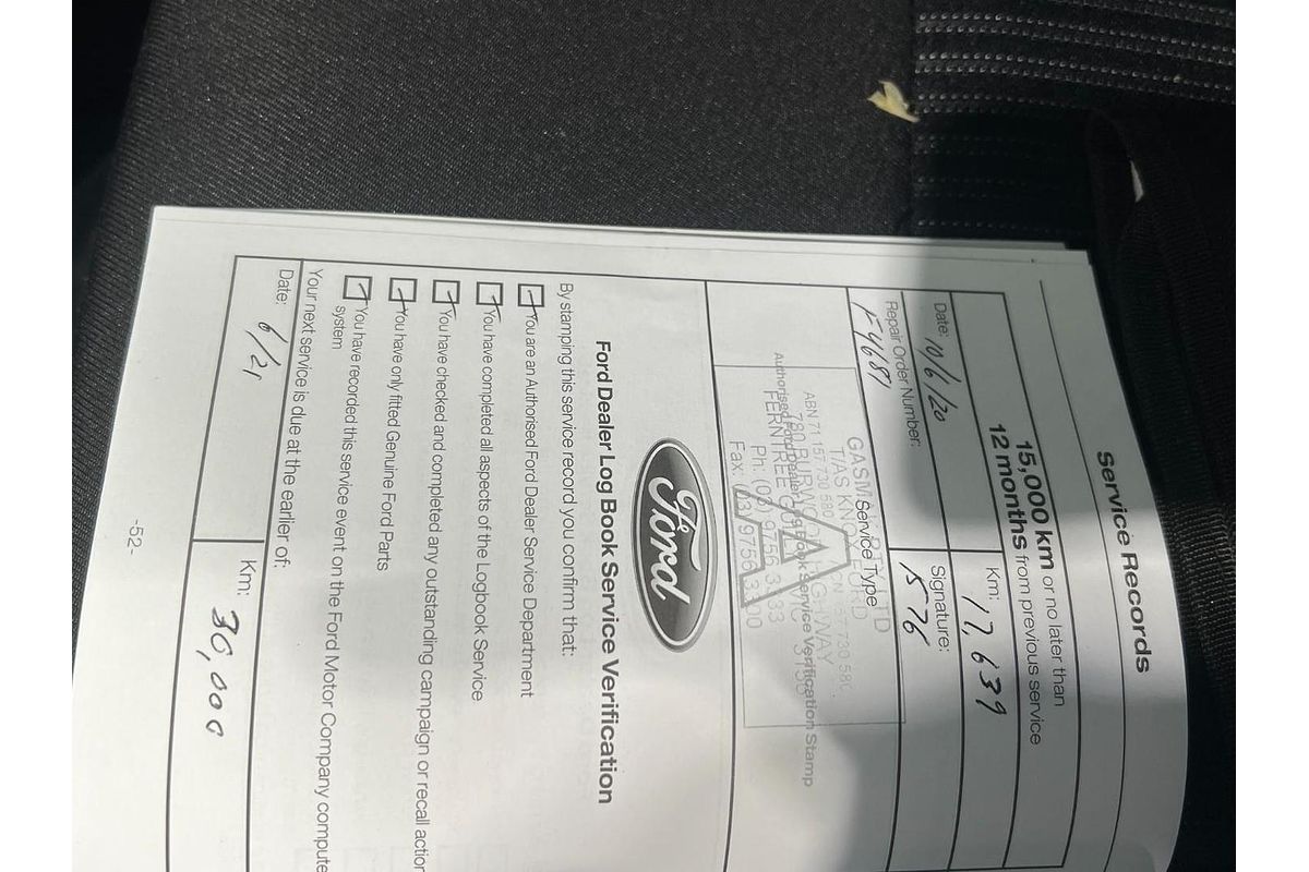 2019 Ford Ranger XLT PX MkIII 4X4 2.0L