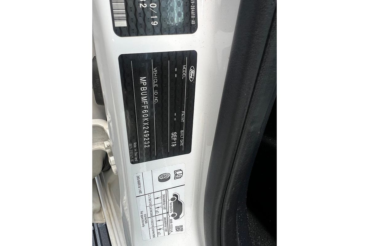 2019 Ford Ranger Wildtrak PX MkIII 4X4 2.0L