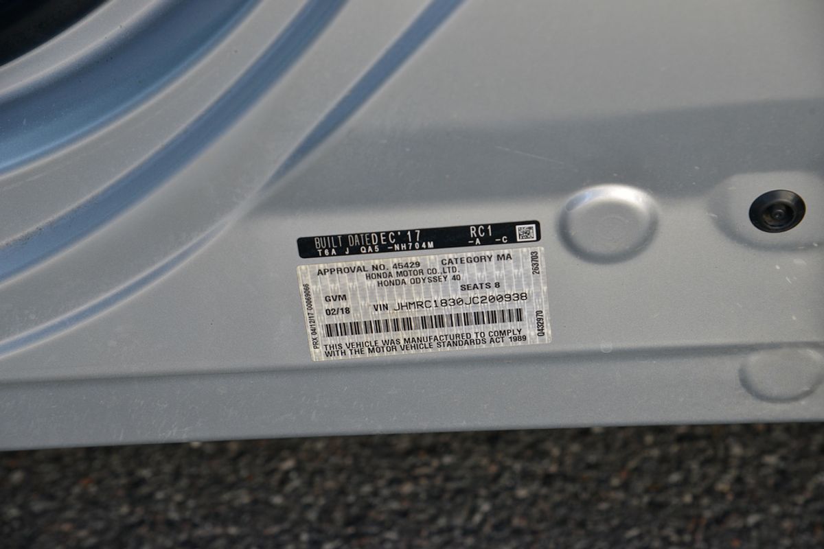 2017 Honda Odyssey VTi 5th Gen