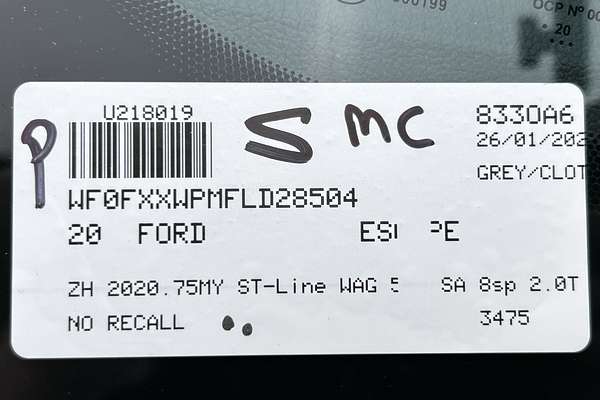 2020 Ford Escape ST-Line ZH