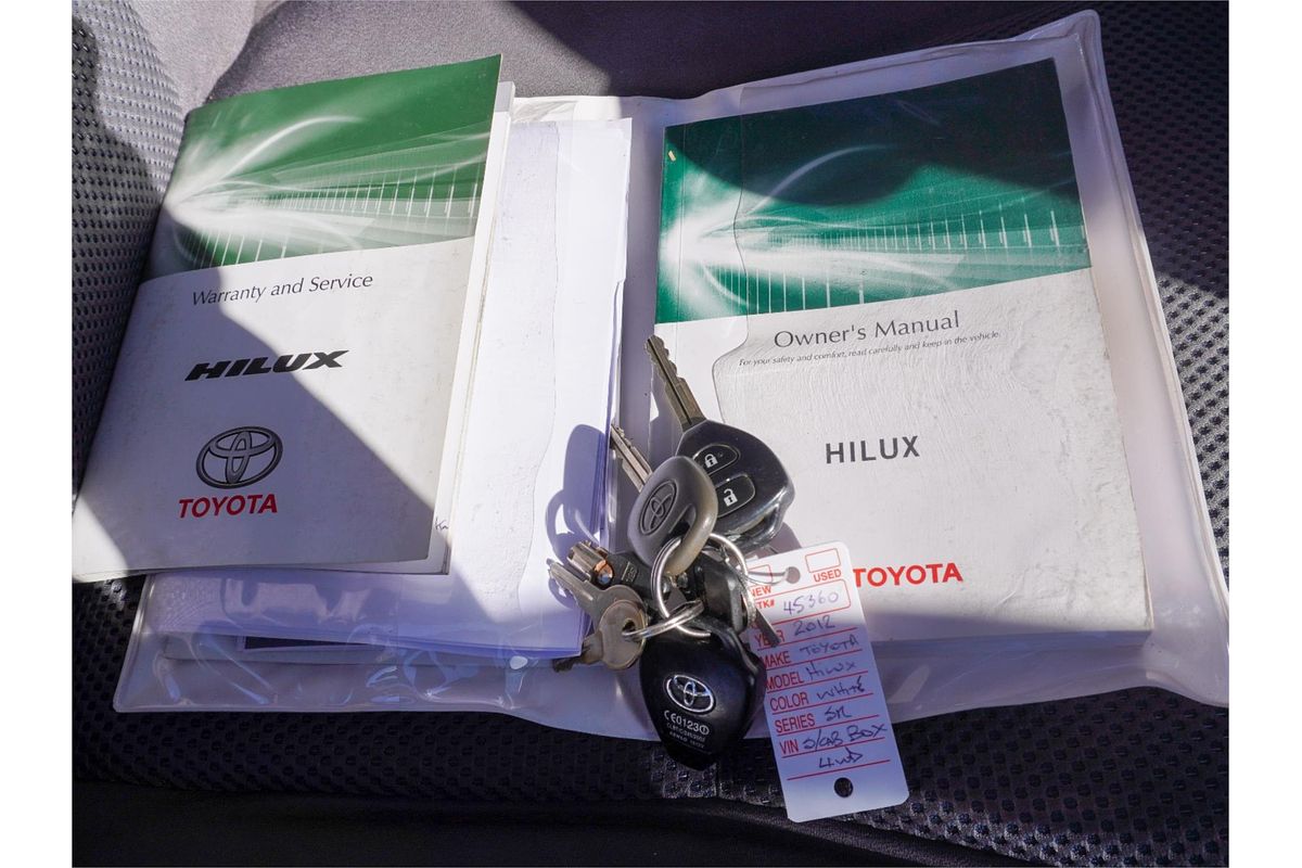 2012 Toyota Hilux SR KUN26R 4X4