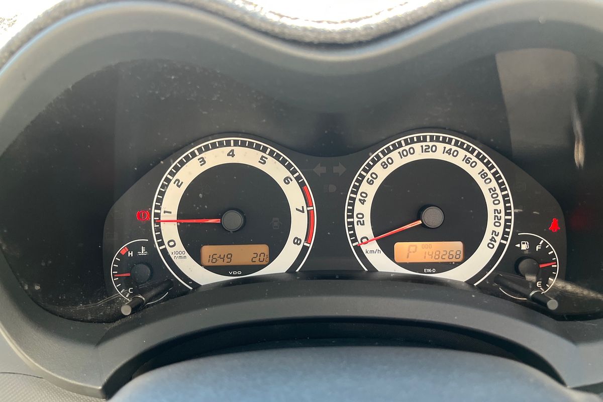 2009 Toyota Corolla Ascent ZRE152R