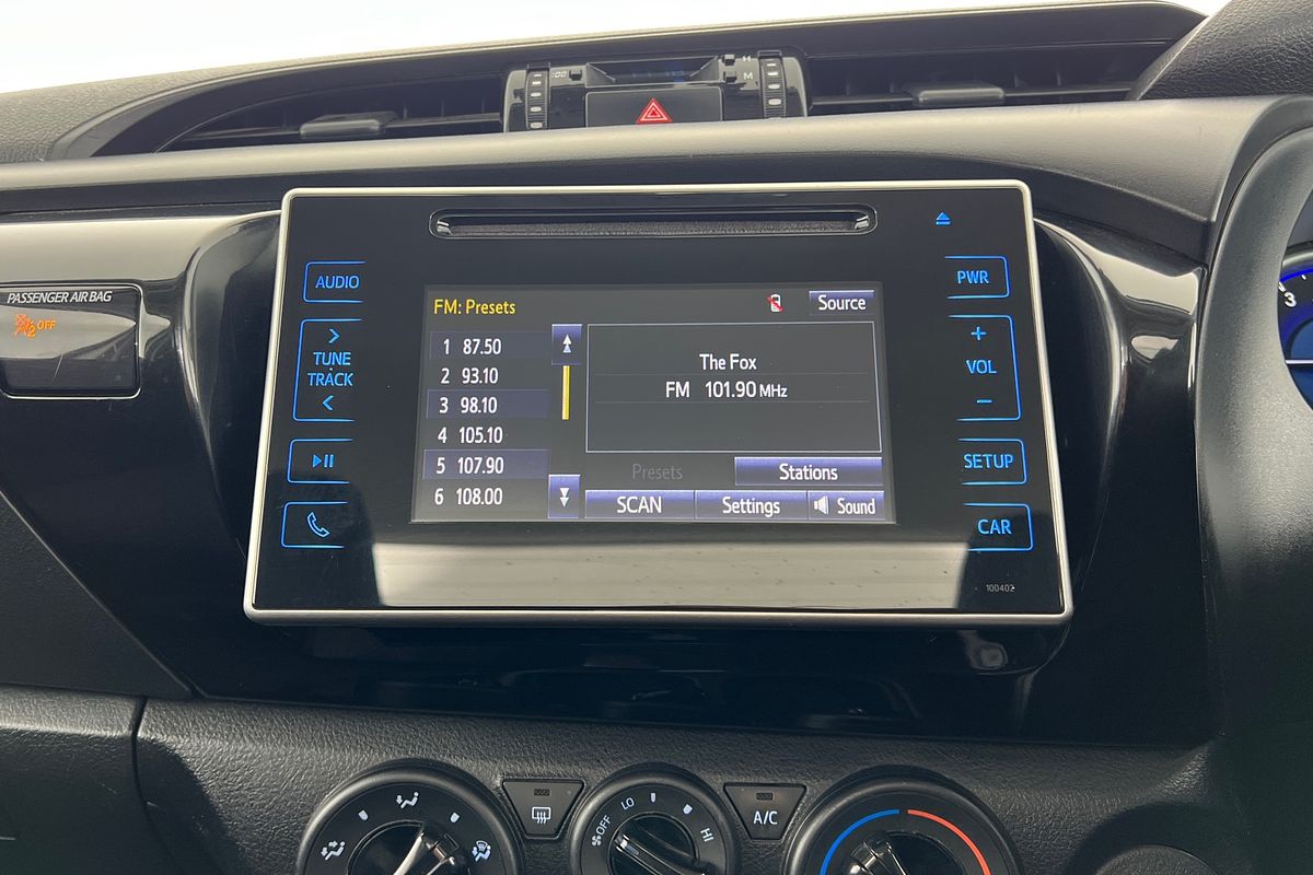 2020 Toyota Hilux Workmate TGN121R Rear Wheel Drive