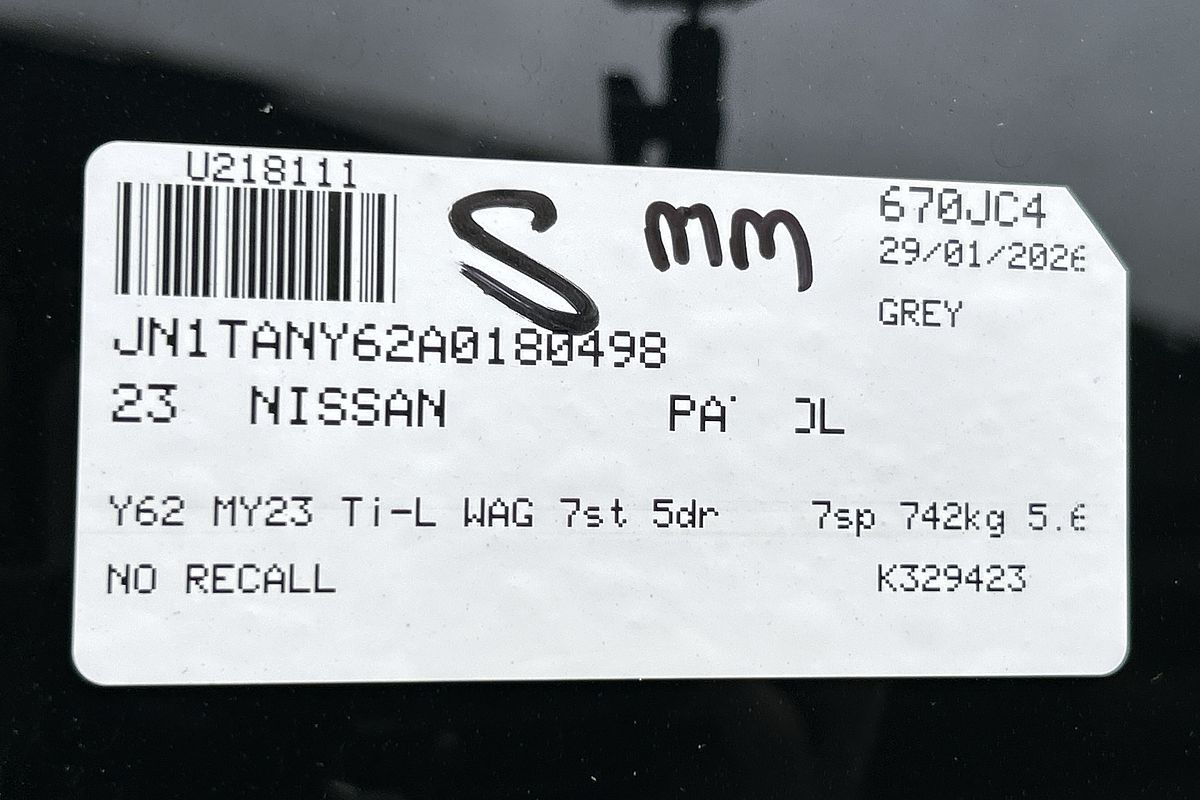 2023 Nissan Patrol Ti-L Y62