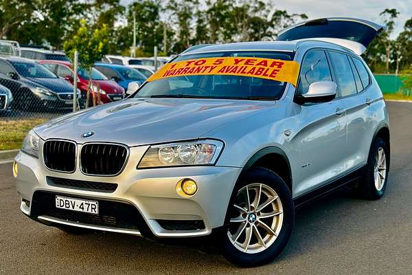 2012 BMW X3 xDrive20d F25 2.0L 8 Spd Auto Turbo Diesel 4WD