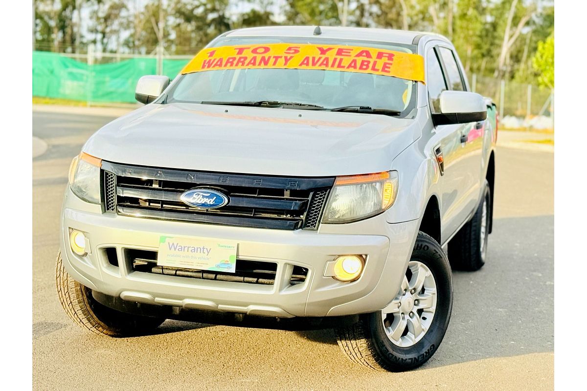 2013 Ford Ranger PX XLS Utility Double Cab 4dr Man 6sp 4x4 3.2DT 4X4 3.2L