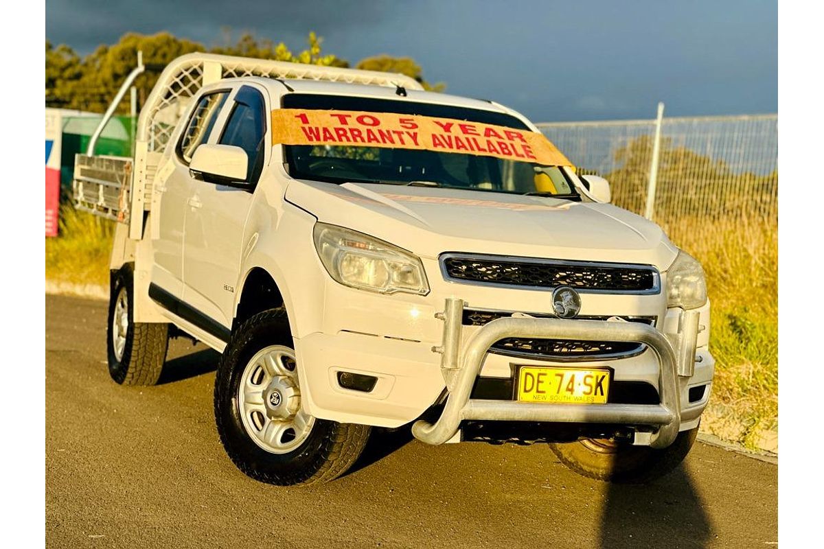 2012 Holden Colorado RG LX Cab Chassis 2dr Spts Auto 6sp 4x4 2.8DT 4X4