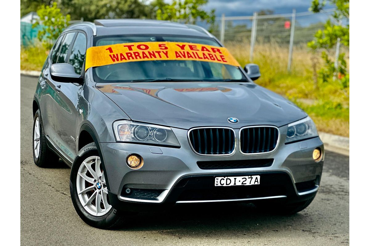 2011 BMW X3 xDrive20d F25 2.0L Turbo Diesel 8 Spd Auto 4WD