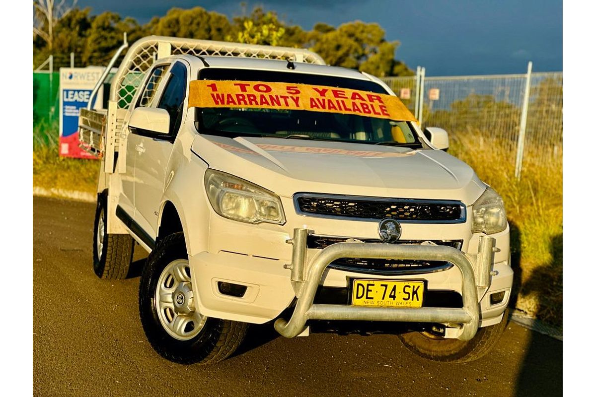 2012 Holden Colorado RG LX Cab Chassis 2dr Spts Auto 6sp 4x4 2.8DT 4X4