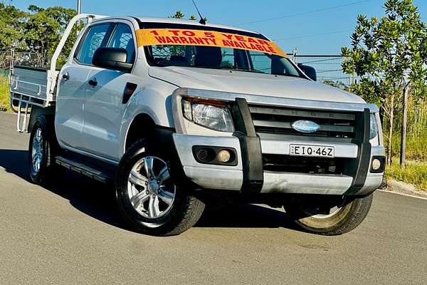 2012 Ford Ranger 4x4 XL PX Turbo Diesel 2.2L Dual Cab 6 Spd Manual 4X4 2.2L