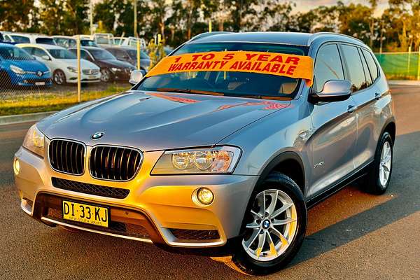 2011 BMW X3 xDrive20d F25 4x4 2.0L 8 Spd Auto Turbo Diesel