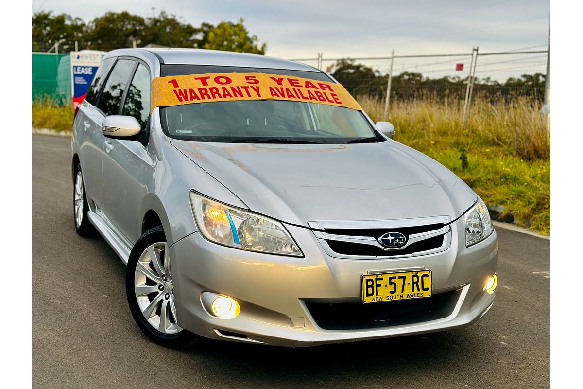 2010 Subaru Liberty Auto Premium Exiga 2.5L Auto 6 Seats