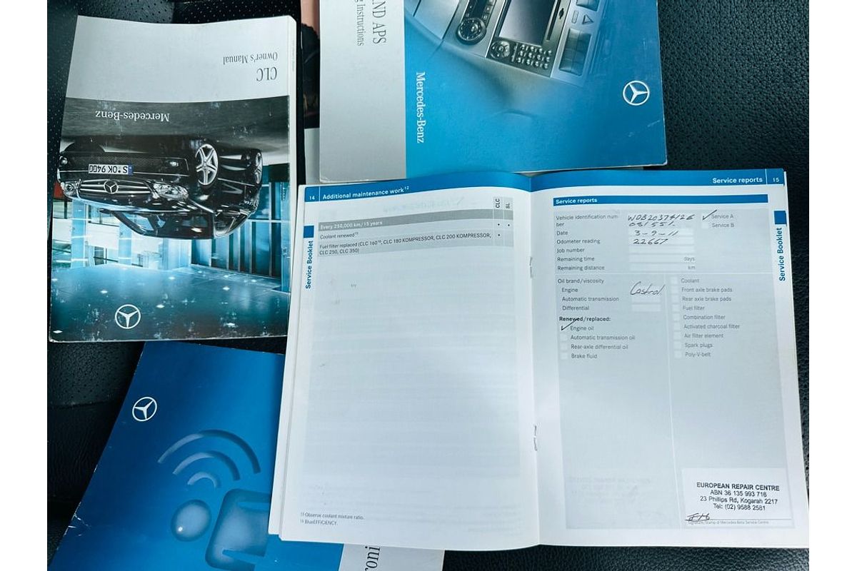 2010 Mercedes-Benz CLC 200 KOMPRESSOR 203