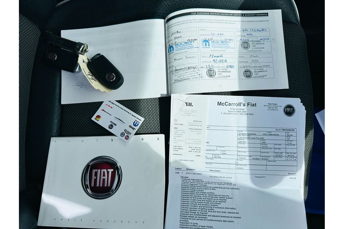 2015 Fiat 500X CROSS PLUS 4x4 Turbo 9 Spd Auto