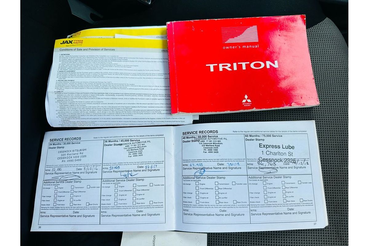 2014 Mitsubishi Triton GLX 4x4 MN MY15 UPDATE Turbo Diesel 4X4