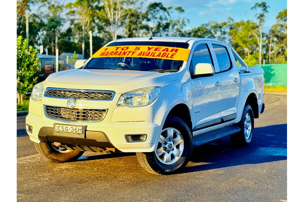 2014 Holden Colorado LT 4x4 RG MY14 Turbo Diesel Dual Cab 4X4
