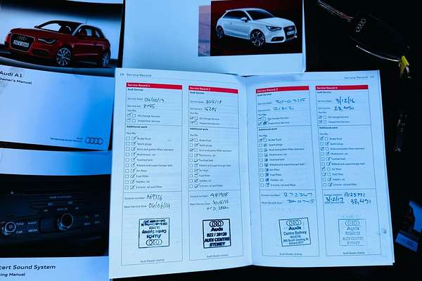 2012 Audi A1 SPORTBACK 1.4L TFSI ATTRACTION 8X MY12 Auto