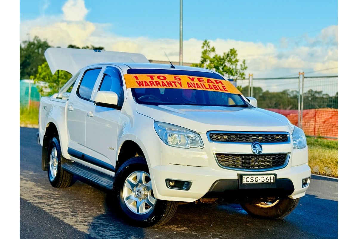 2014 Holden Colorado LT 4x4 RG MY14 Turbo Diesel Dual Cab 4X4