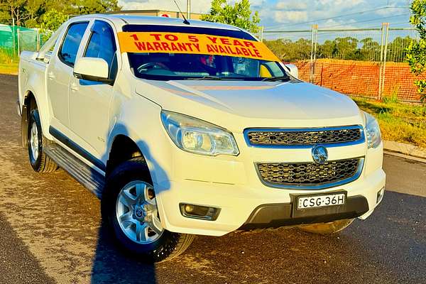 2014 Holden Colorado LT 4x4 RG MY14 Turbo Diesel Dual Cab 4X4