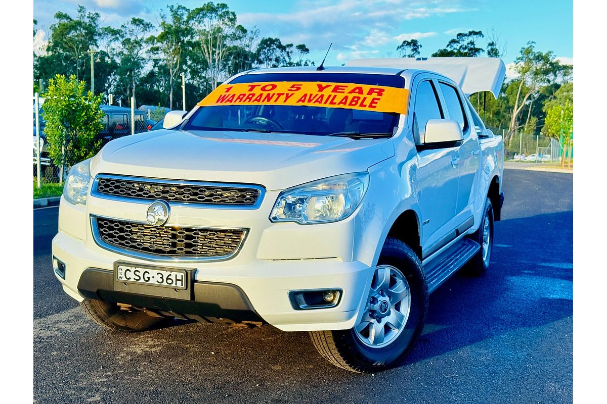 2014 Holden Colorado LT 4x4 RG MY14 Turbo Diesel Dual Cab 4X4