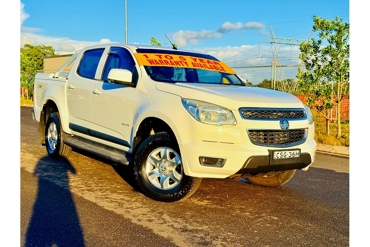 2014 Holden Colorado LT 4x4 RG MY14 Turbo Diesel Dual Cab 4X4