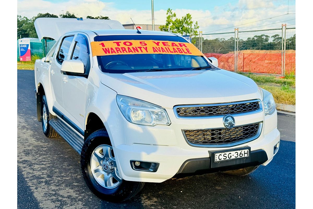 2014 Holden Colorado LT 4x4 RG MY14 Turbo Diesel Dual Cab 4X4