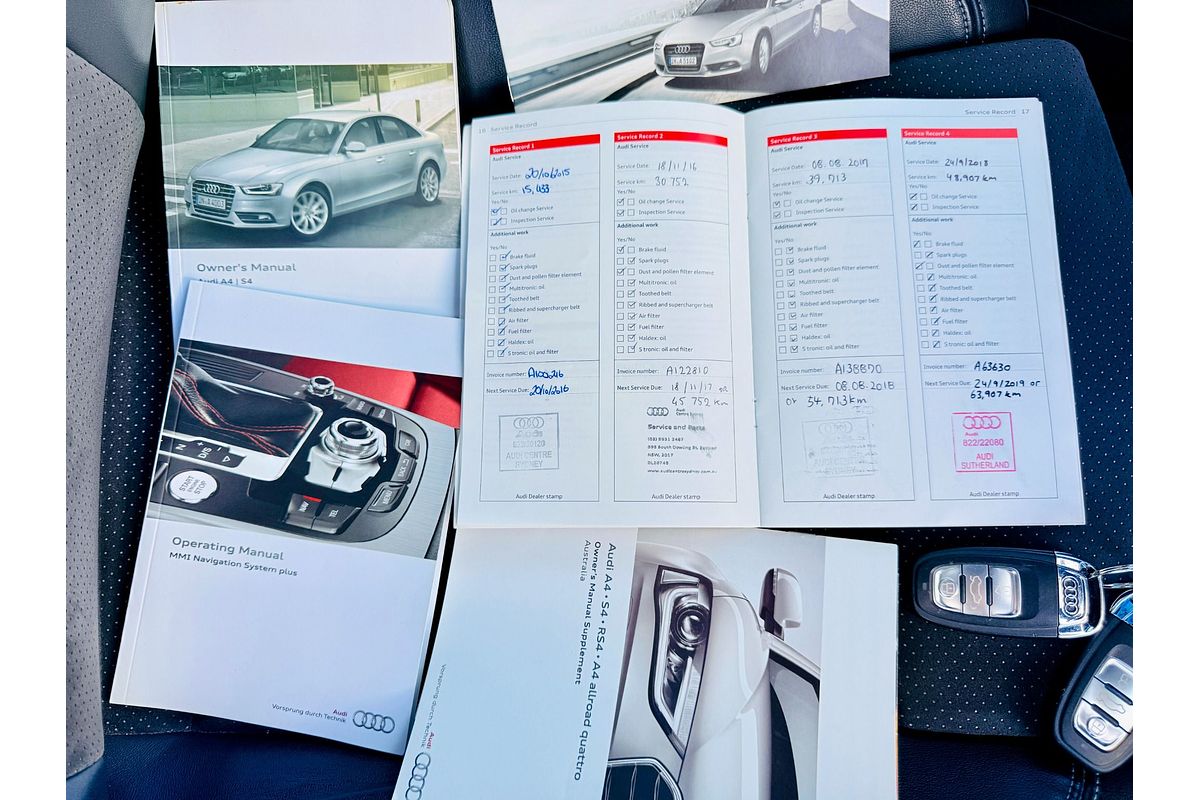 2014 Audi A4 2.0L Turbo TFSI S-LINE QUATTRO B8 8K MY14 Update