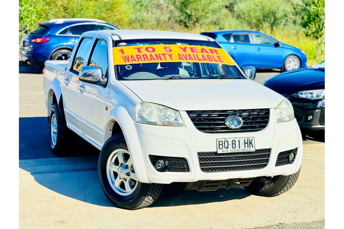 2012 Great Wall V200 (4x2) K2 REAR WHEEL DRIVE