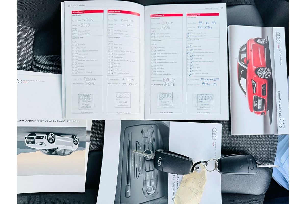 2014 Audi A1 SPORTBACK 1.4L TFSI AMBITION 8X MY14 hatch