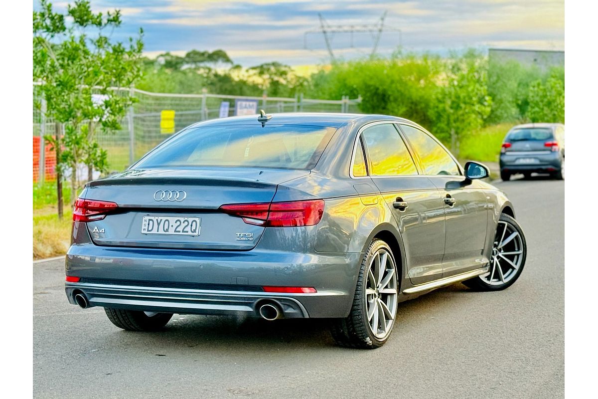 2018 Audi A4 2.0L TFSI QUATTRO 4x4 S TRONIC S Line F4 MY18