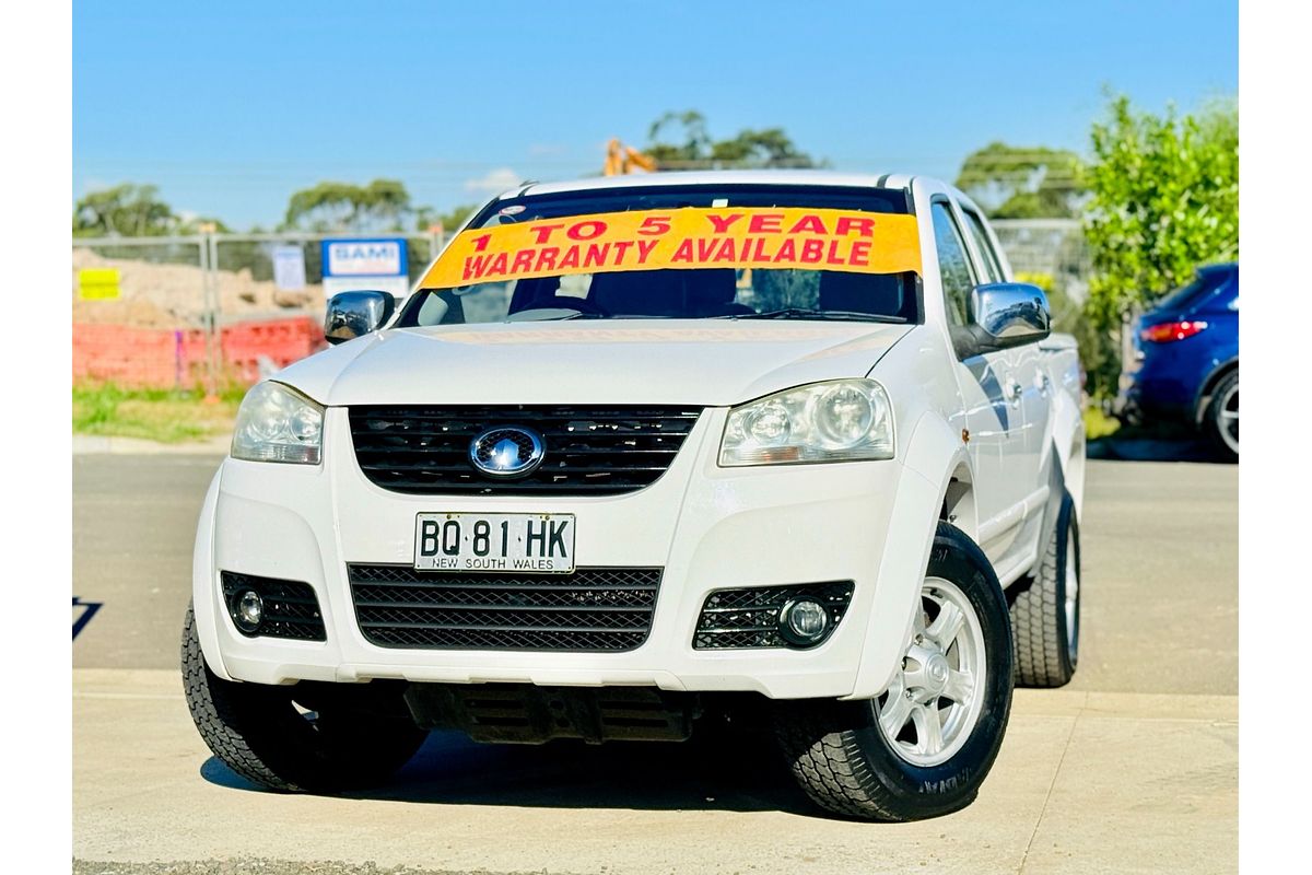 2012 Great Wall V200 (4x2) K2 REAR WHEEL DRIVE